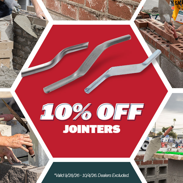 10% off MARSHALLTOWN Jointers